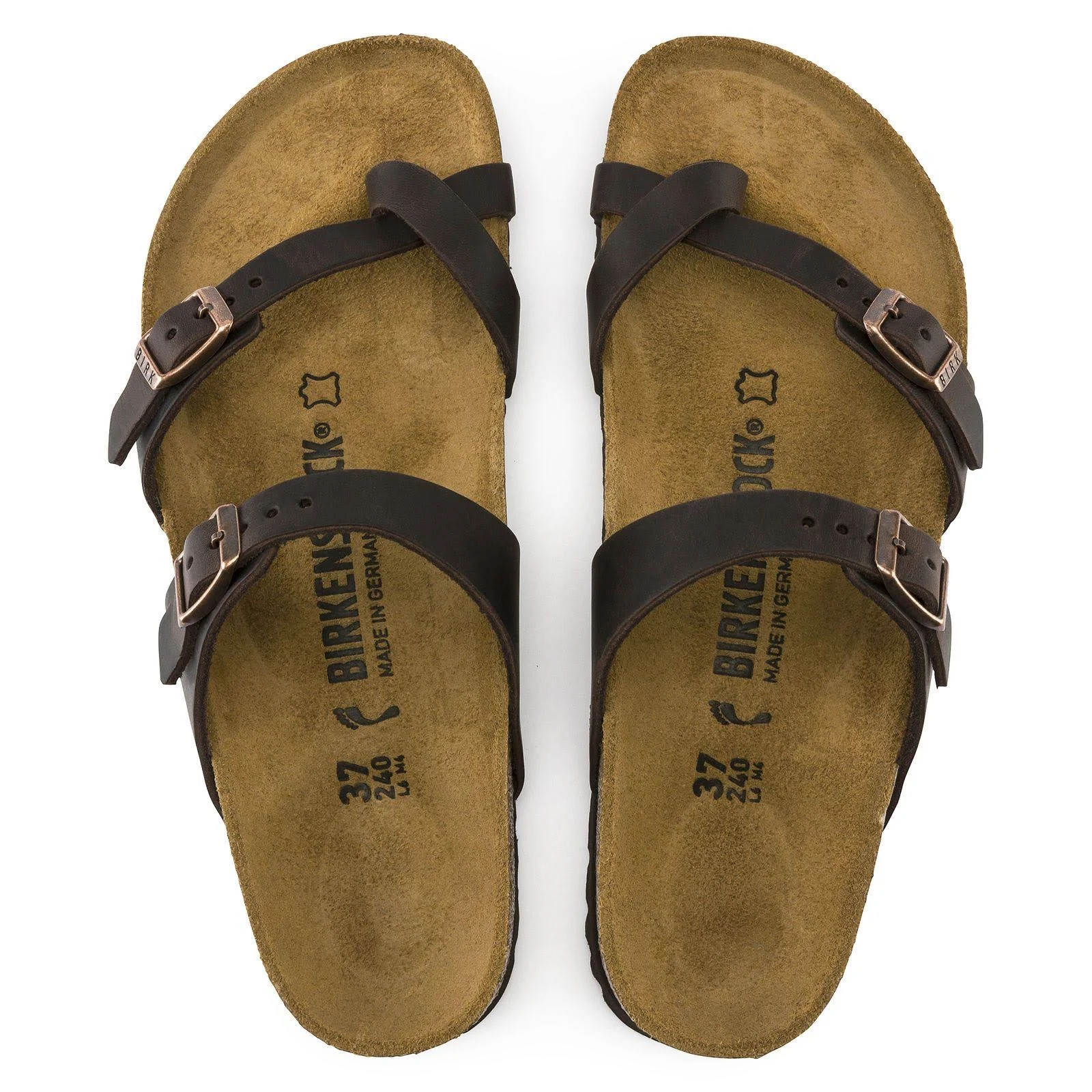 Birkenstock Women's Mayari (37 Black Oiled Leather)