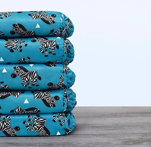 Bambino Mio Miosoft Cloth Diaper Trial Pack, Zebra Crossing, Size 2