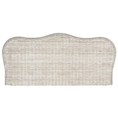 Daves Panel Headboard Size: King, Color: White Washed