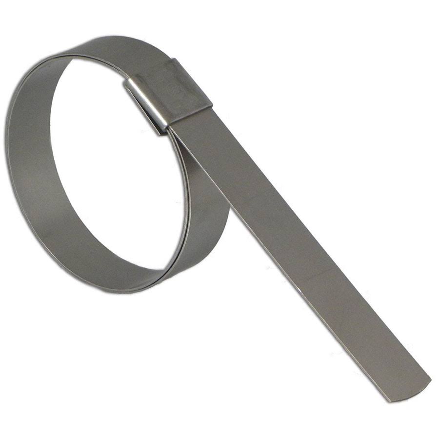 Band-It CP Series Center Punch Clamps, 3 in Dia, 5/8 in Wide, Galvanized Carbon Steel CP1299