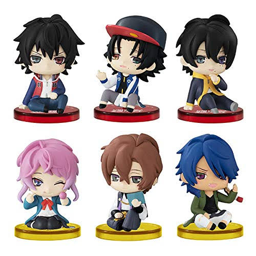 Hypnosis Mic Division Rap Battle Suwarasetai Sitting Figure Collection (Ceasefire Again!) - Set of 6