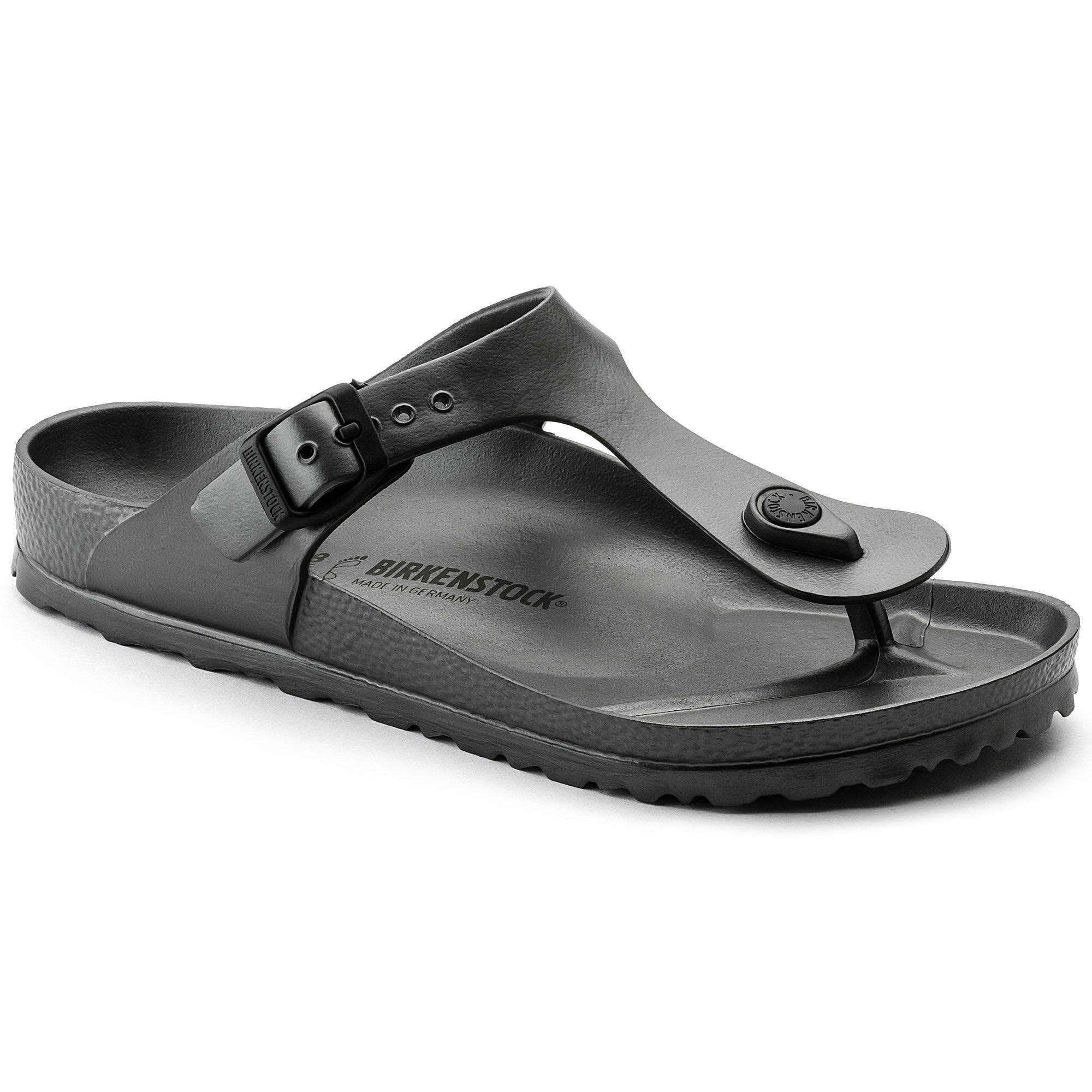 Birkenstock Gizeh Eva Anthracite One-Strap Sandals