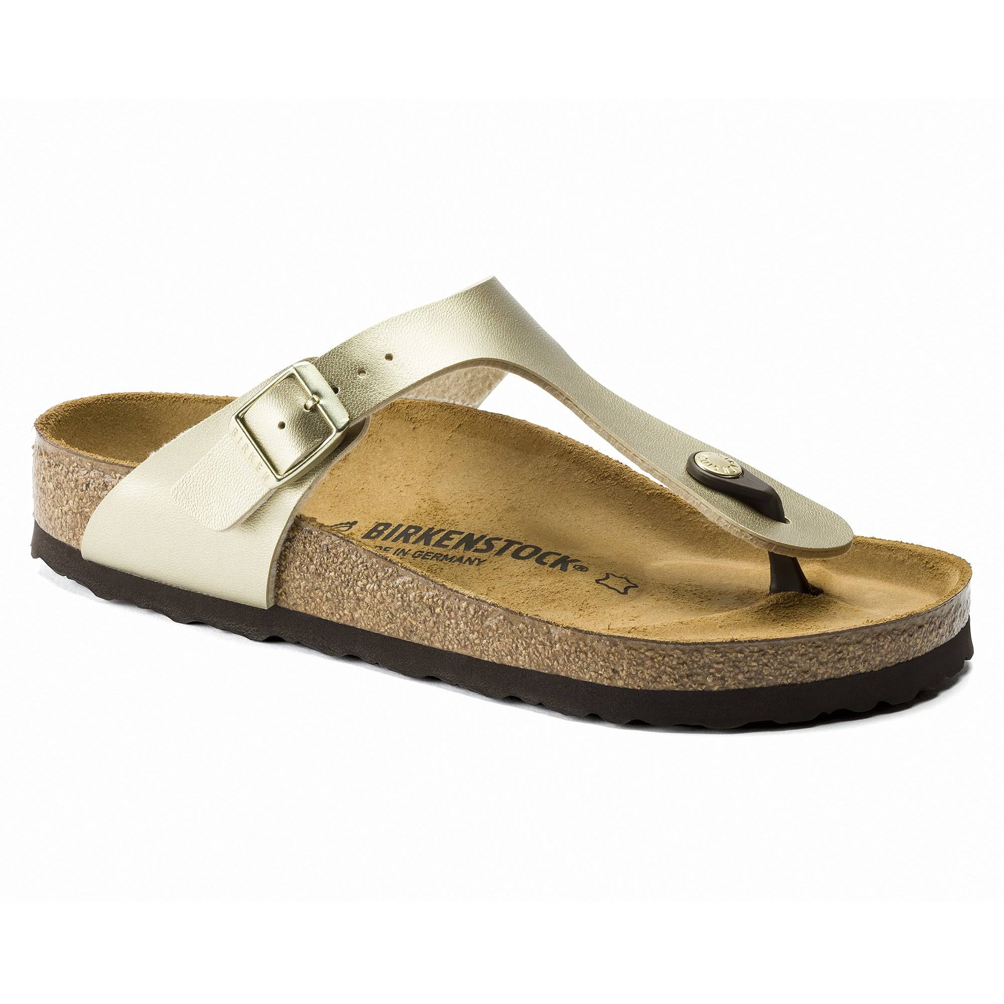 Birkenstock Women's Gizeh Birko-Flor Gold / 42