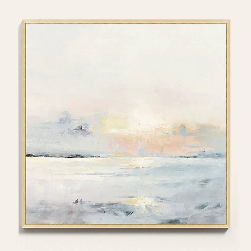 Pastel Sunset Framed Canvas 30x22 x 30x22 - Ballard Designs