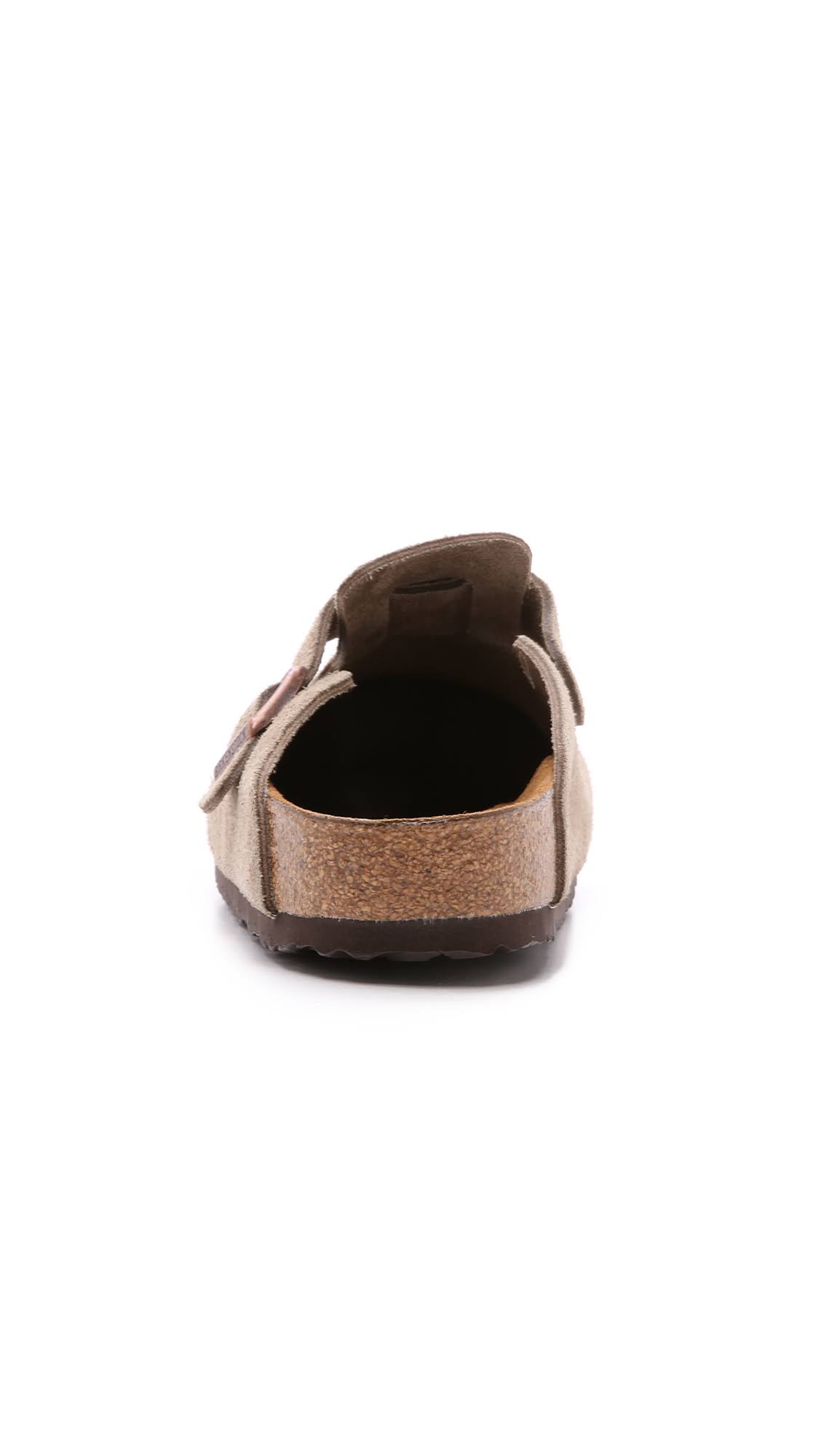 Birkenstock Boston Soft Footbed Clog - 45 - Taupe Suede