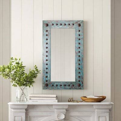 Rustic Accent Mirror Size: 36x22 H x 36x22 W