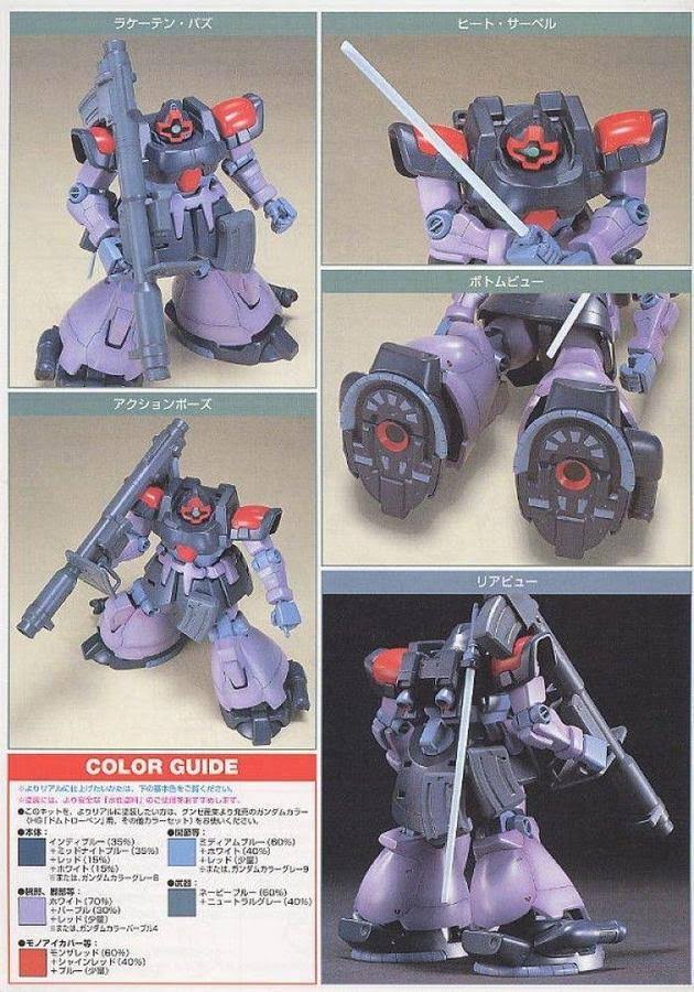 Bandai HGUC 1/144 MS-09F DOM Tropen Plastic Model Kit Gundam 0083 from Japan