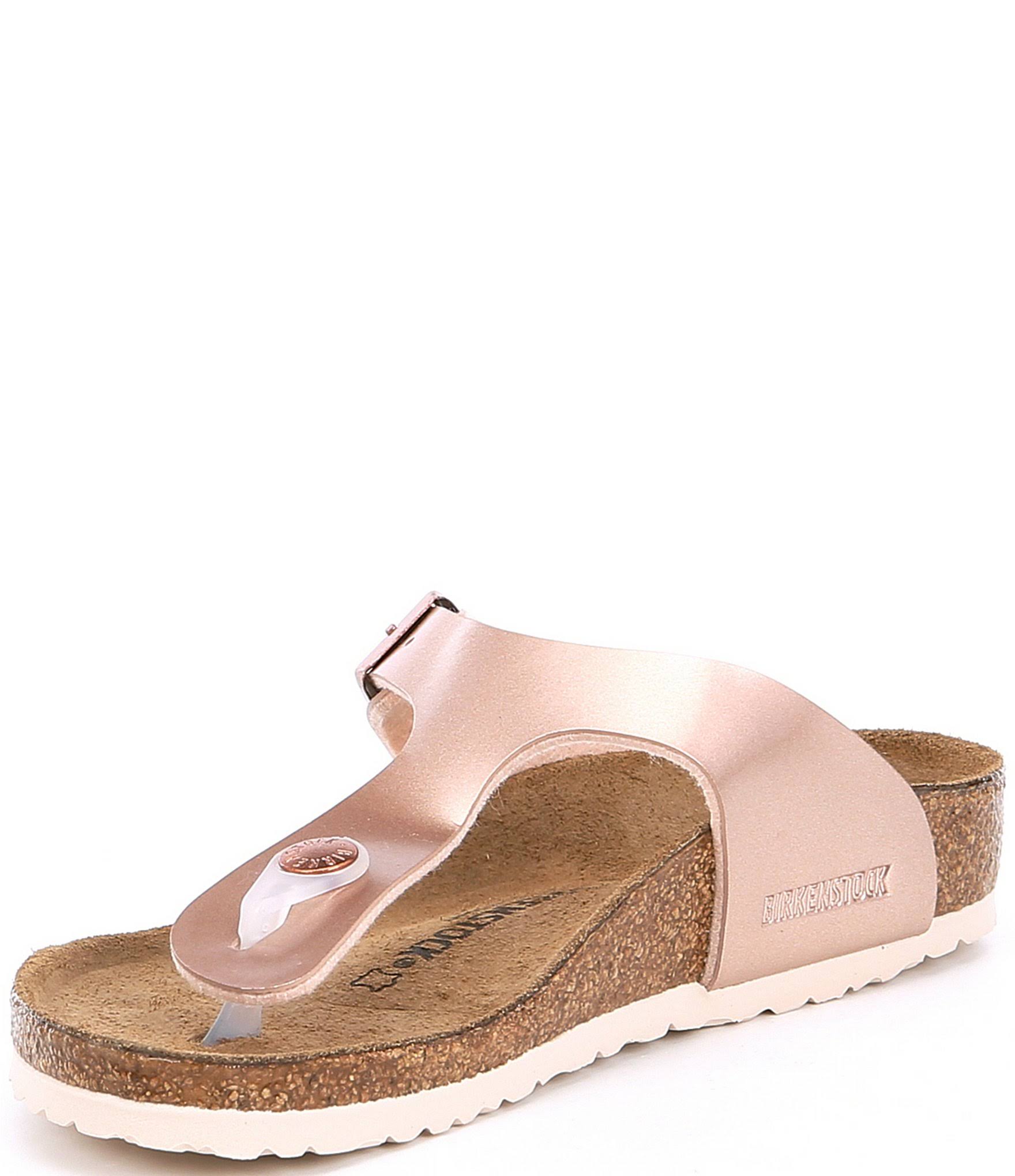 Birkenstock Girl&s Gizeh Electric Metallic Copper