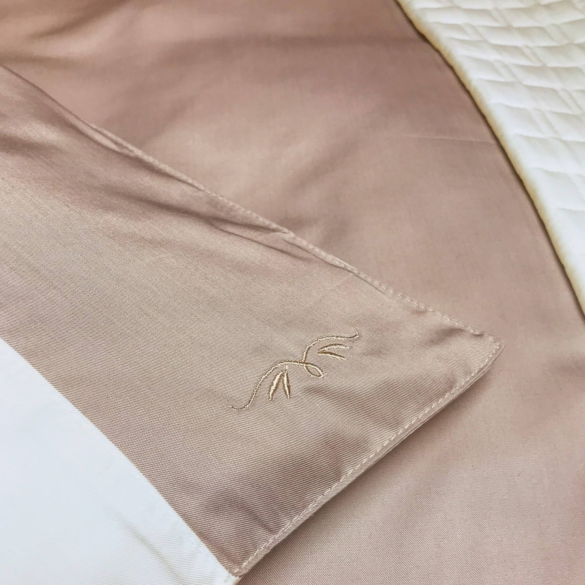 Bamboo Duvet COVER, Champagne/Ivory, Queen