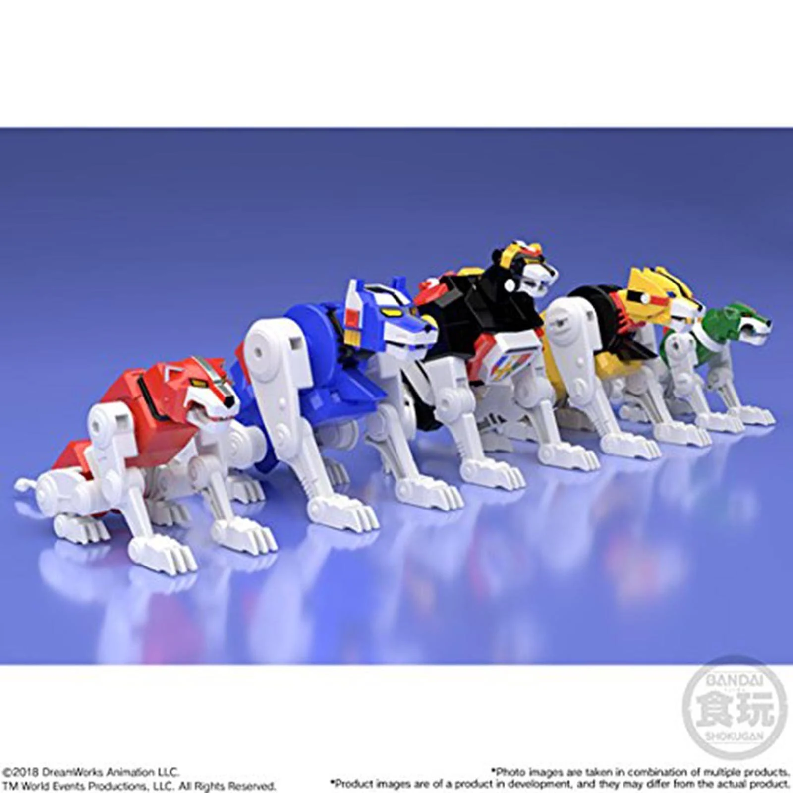 Bandai Shokugan Super Mini Pla Voltron Model Kit