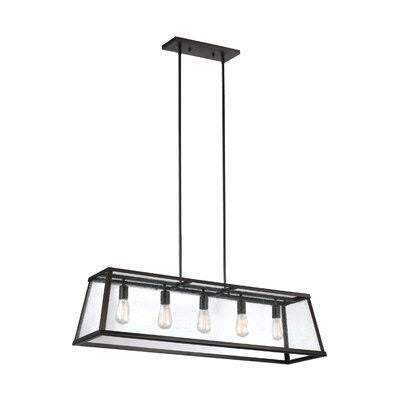 17 Stories Marlowe 5-Light Kitchen Island Pendant