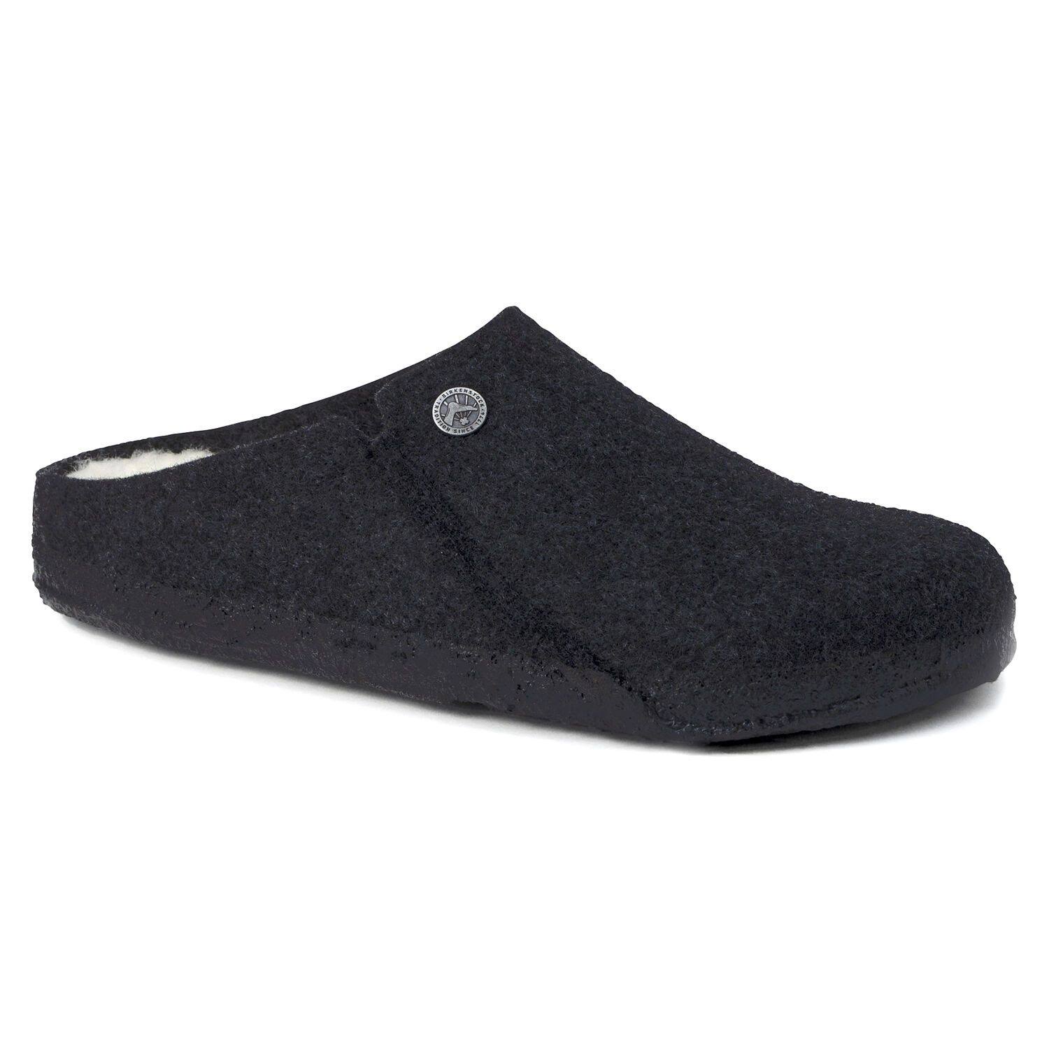 Birkenstock Zermatt Wool Felt Narrow 37.0 , Anthracite/Natural (Unisex)