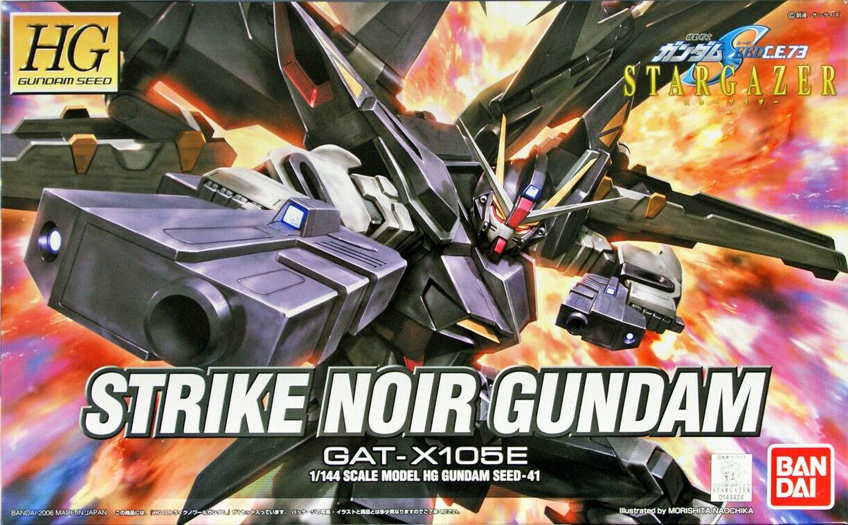 Bandai Gundam Seed Stargazer Strike Noir Gundam HG 1/144 Model Kit
