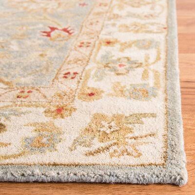 Charlton Home Otwell Blue/Beige Area Rug - Rug Size: Square 8&