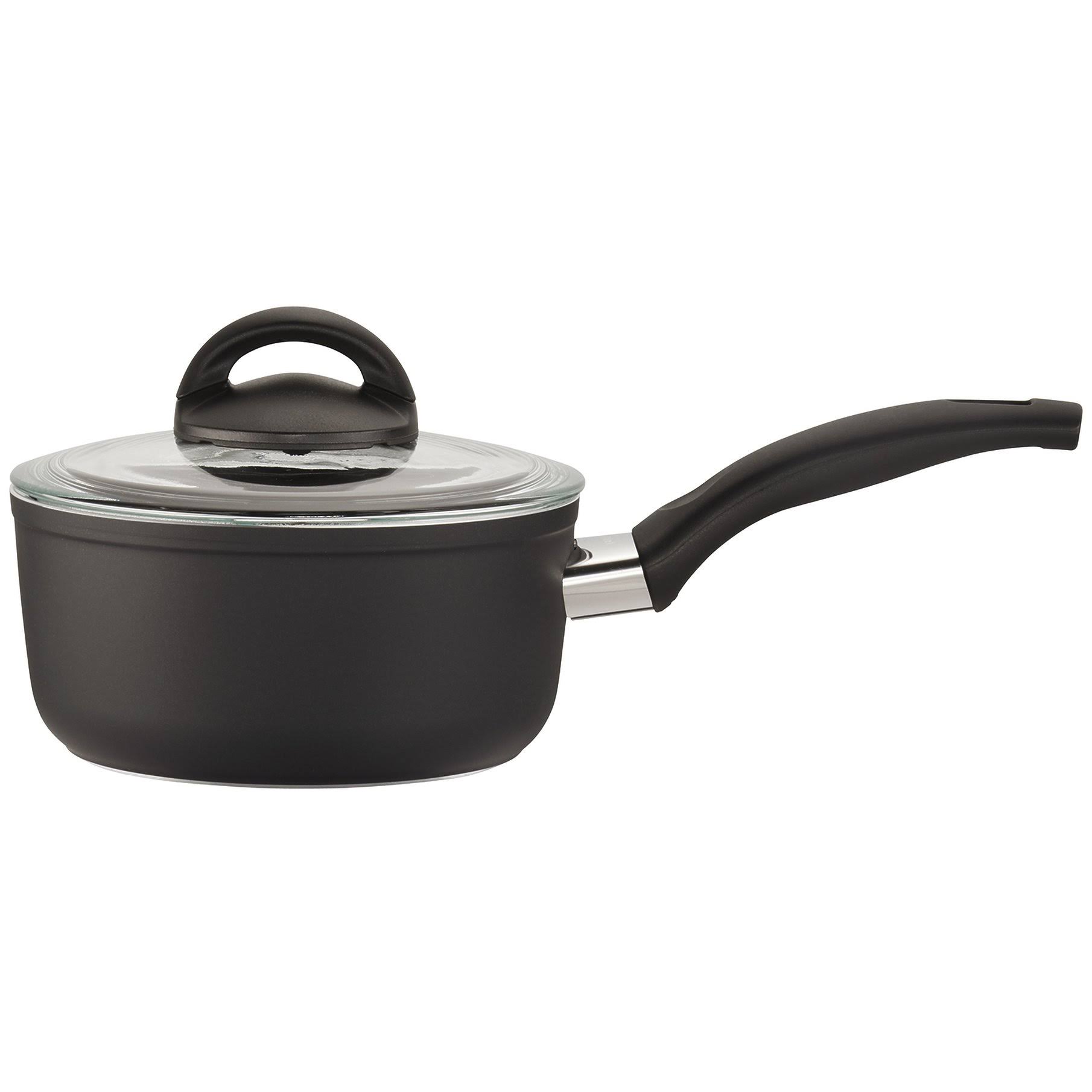 Ballarini Como 7-Piece Nonstick Cookware Set, Black