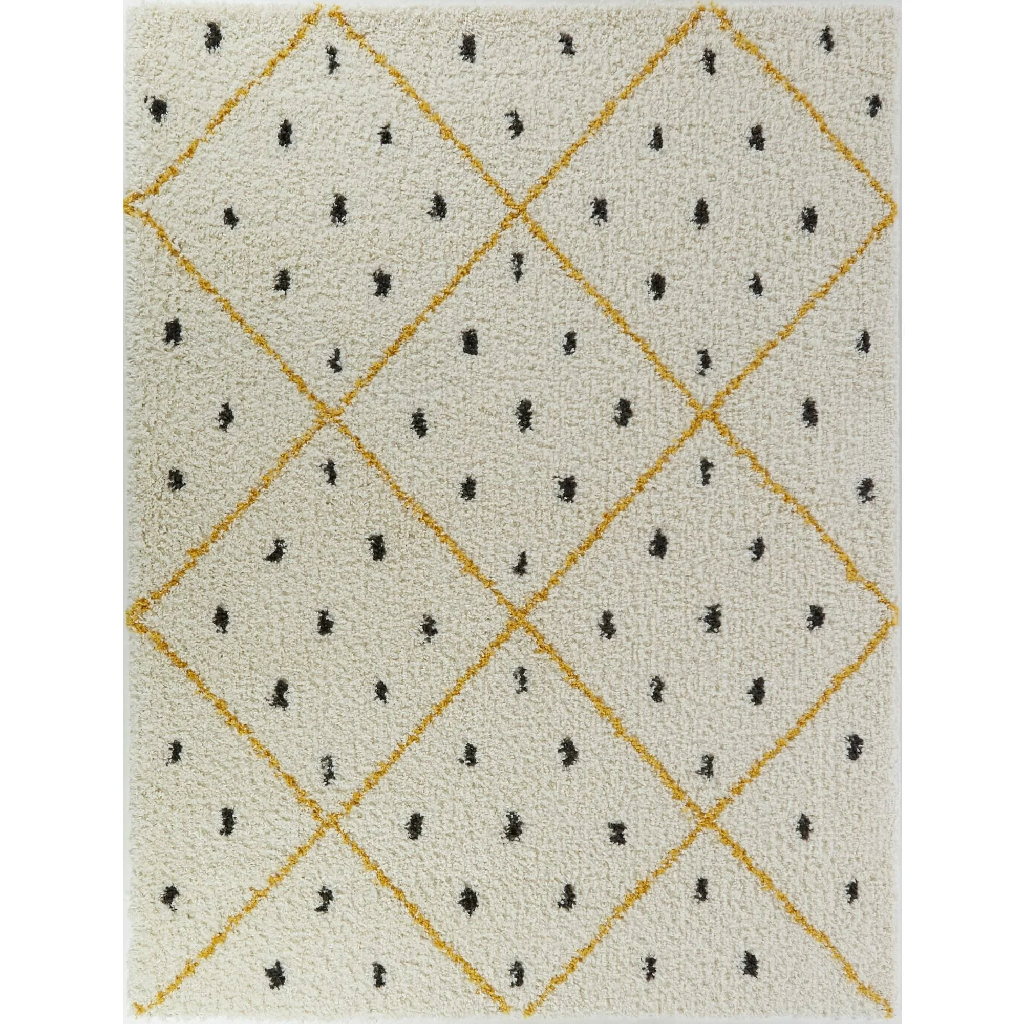 Balta Taylor Burnt Orange 5 ft. x 7 ft. Trellis Shag Area Rug