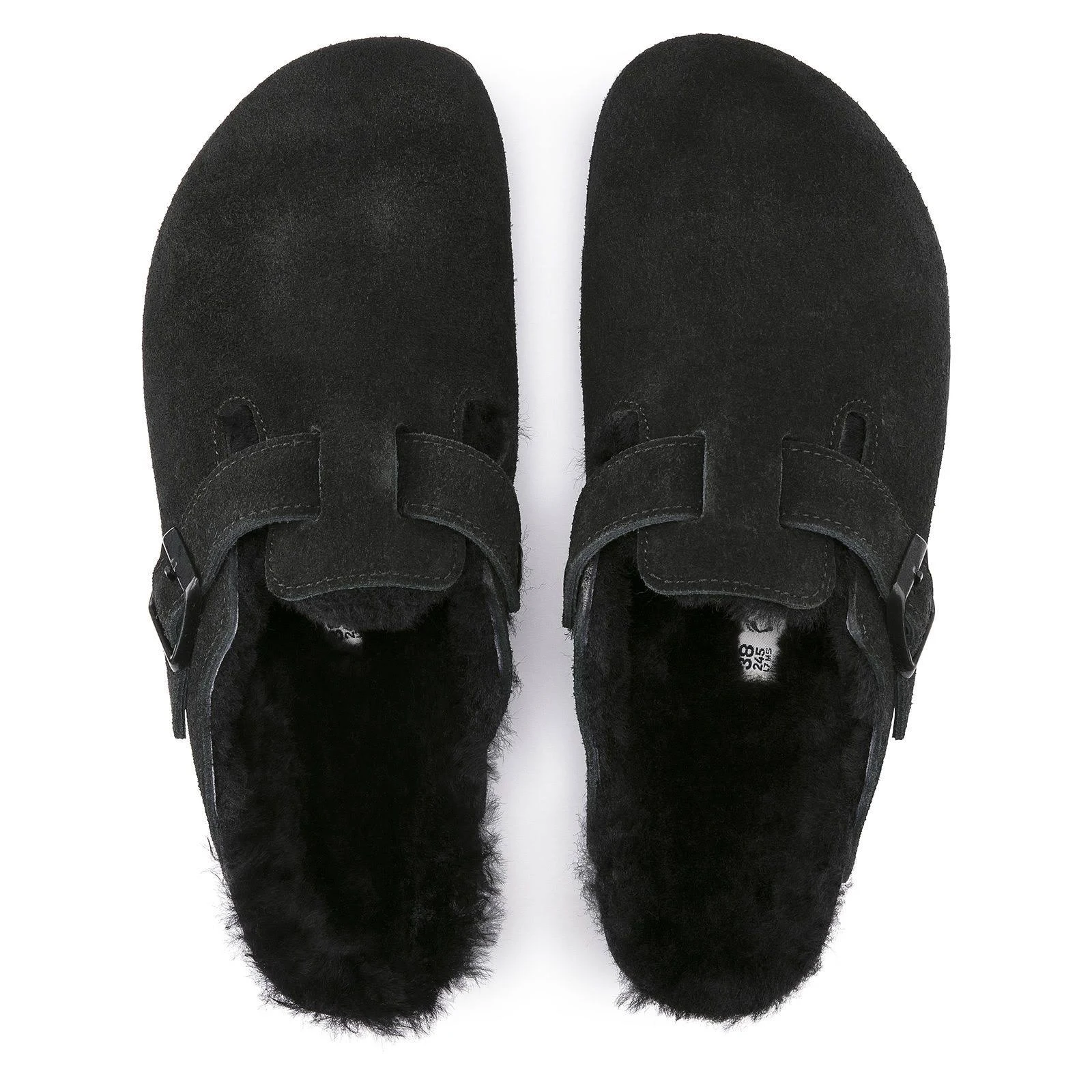 Birkenstock Boston Shearling Suede Leather Mink / 39