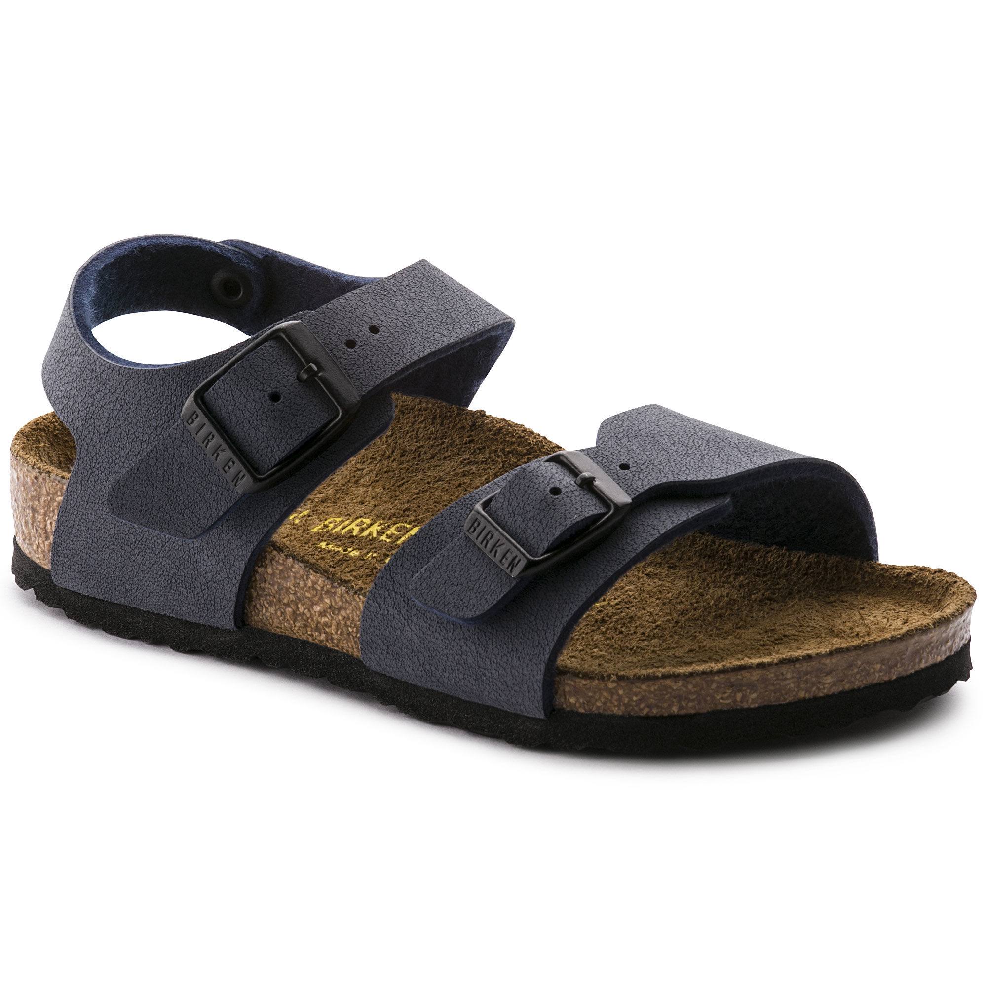 Birkenstock New York Kids Sandals - Navy