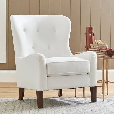 Gilliam 32x22 Wide Tufted Down Cushion Armchair Birch Lane Body Fabric: Bevin Natural