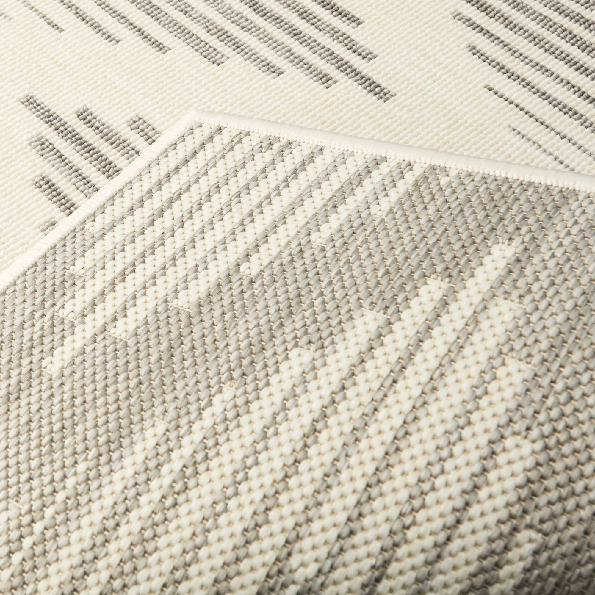 BALTA Coville Taupe 5 ft. x 7 ft. Chevron Indoor/Outdoor Area Rug, Brown