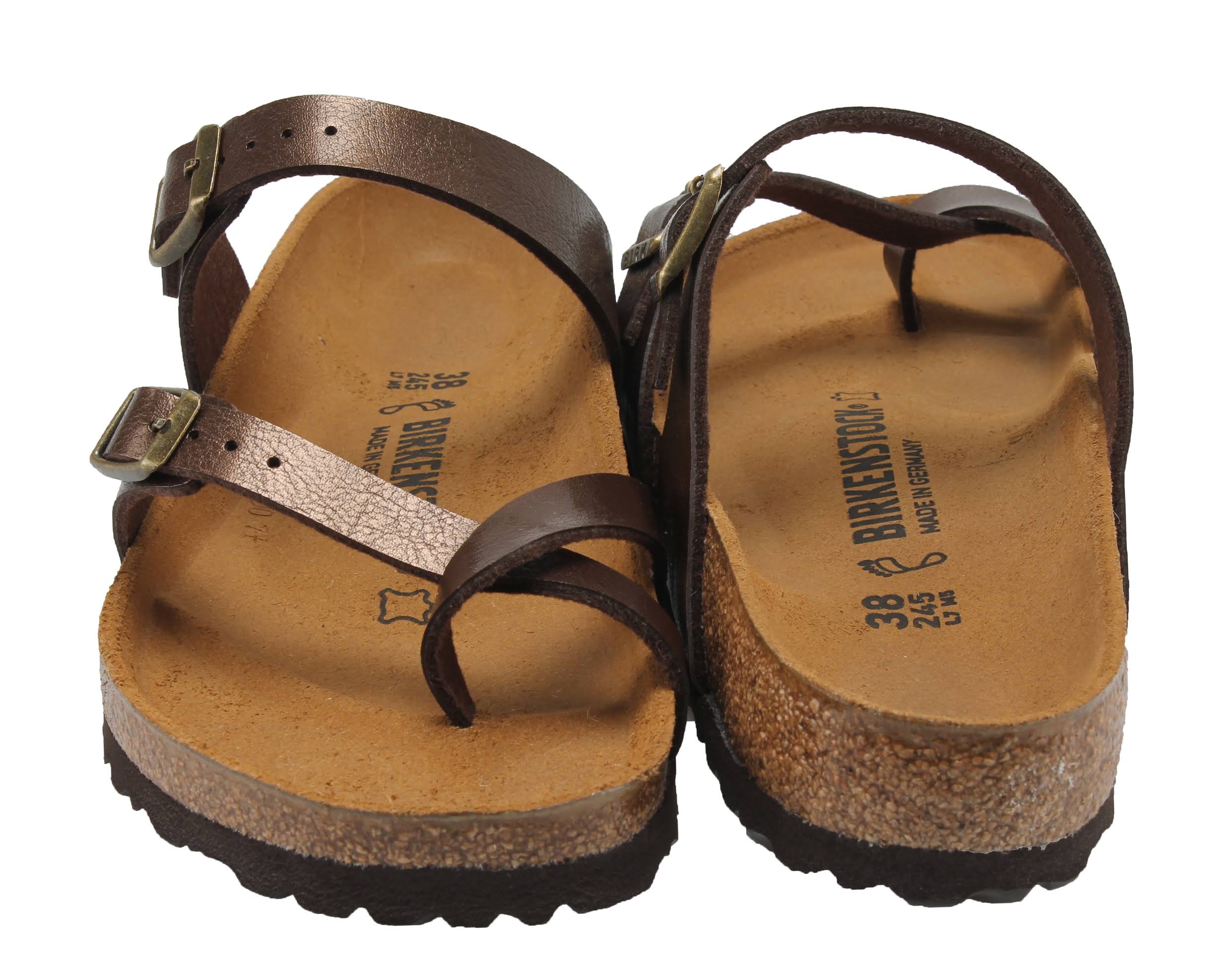 Birkenstock Women's Mayari Sandal- Brown, Graceful Toffee / 40