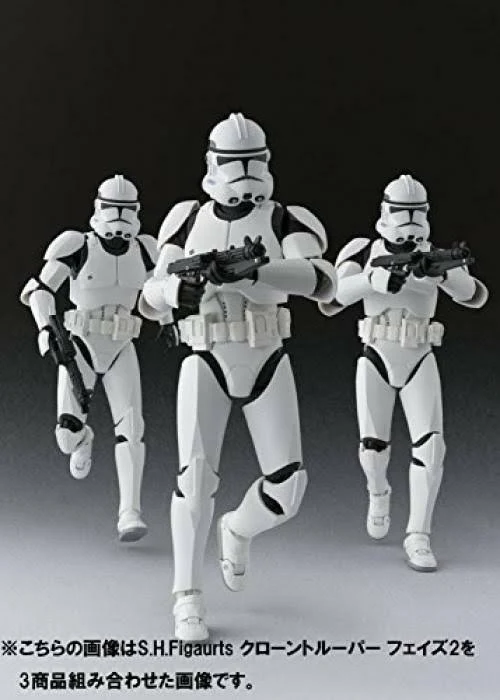 Star Wars Clone Trooper Phase 2 Bandai S.H.Figuarts PVC Action Figure