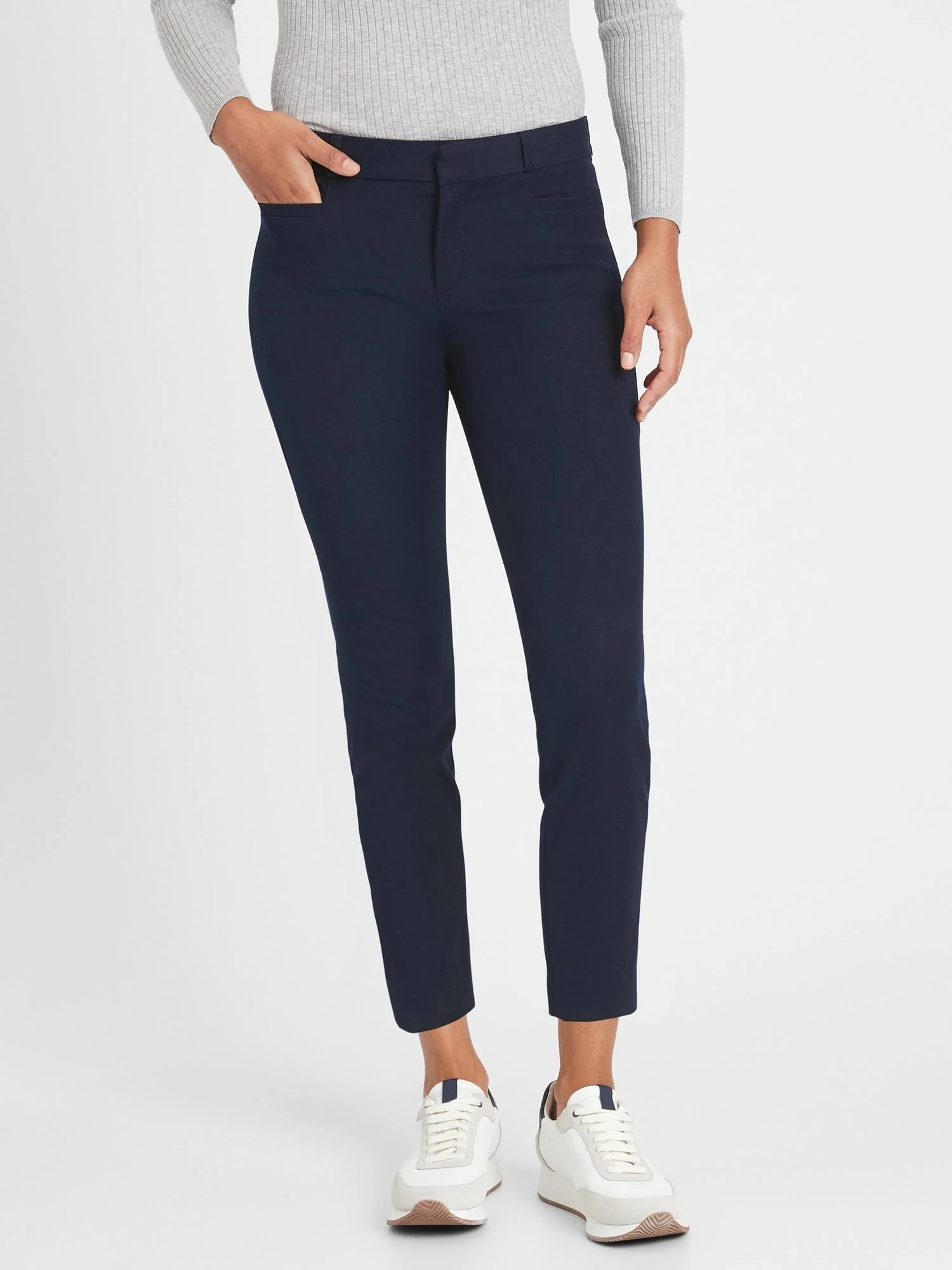 Banana Republic Women's Skinny Classic-Sloan Pant Navy Size 18 Long
