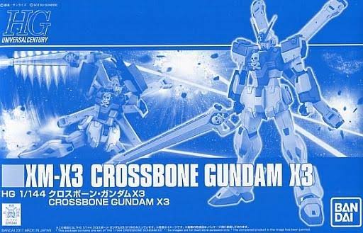 Bandai Toys HGUC 1/144 XM-X3 Crossbone Gundam X3 Japan Import