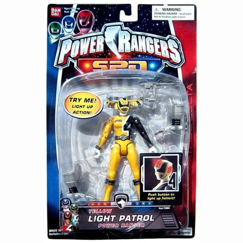 Bandai Power Rangers SPD Yellow Light Patrol Power Ranger Action Figure
