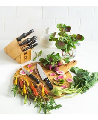 J.A. Henckels International Fine Edge Pro 10-Piece East Meets West Block Set