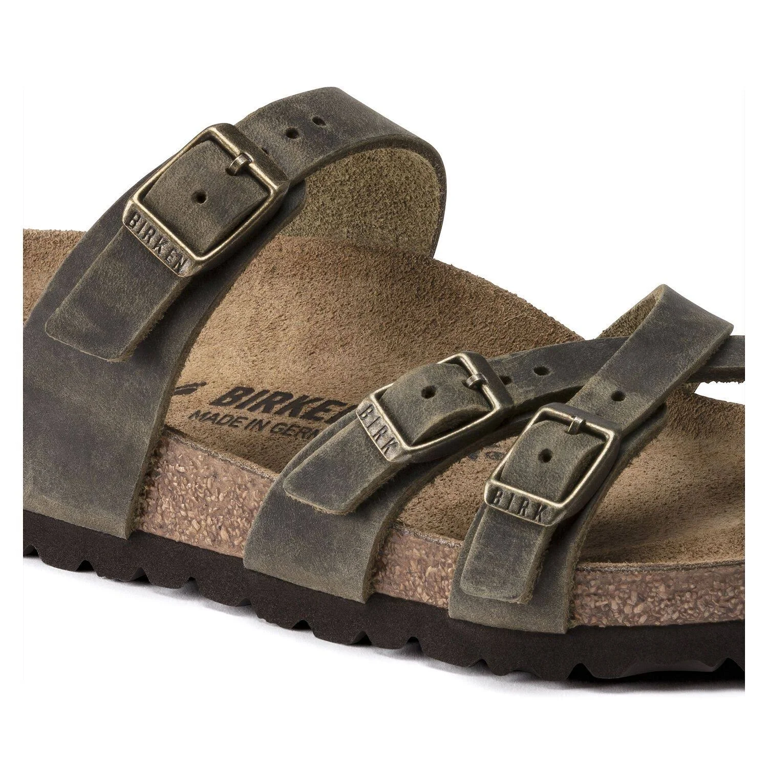 Birkenstock Women's Franca Sandal - Jade Oiled Leather N / 41
