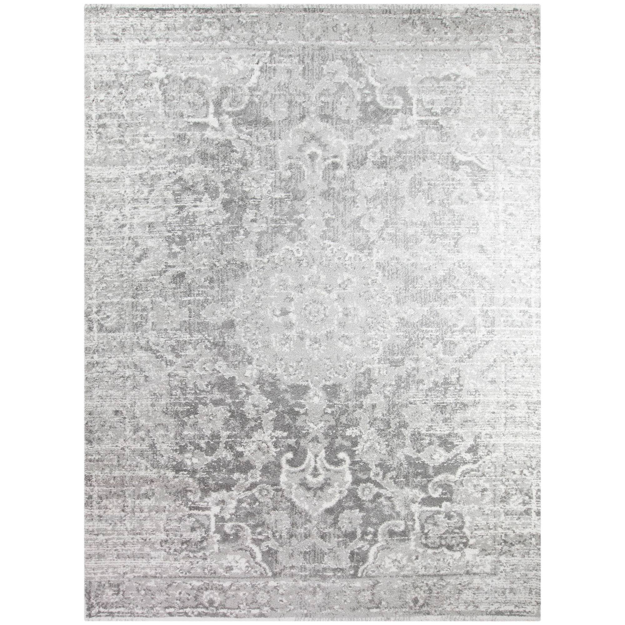 BALTA Baird Black 5 ft. x 7 ft. Distressed Oriental Area Rug