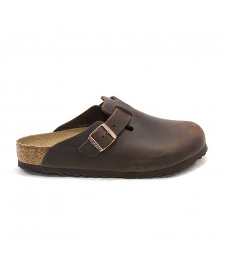 Birkenstock Boston Leather Clog - Women's Habana Oiled Leather, 37.0