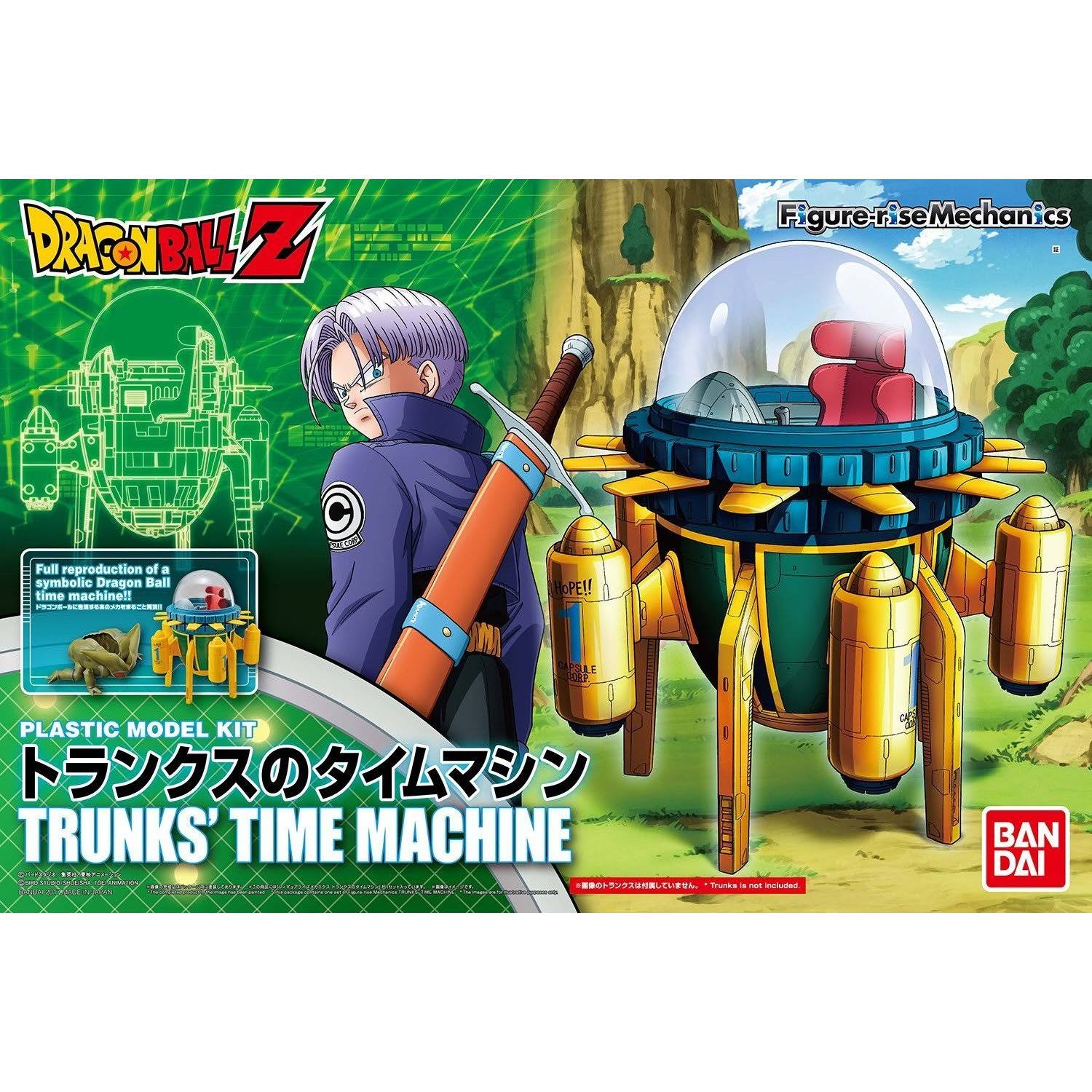 Dragon Ball Z Figure-rise Mechanics Trunks& Time Machine Model Kit