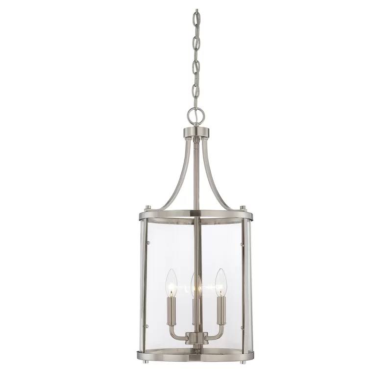 Aadhya 3 - Light Lantern Cylinder Pendant Finish: English Bronze
