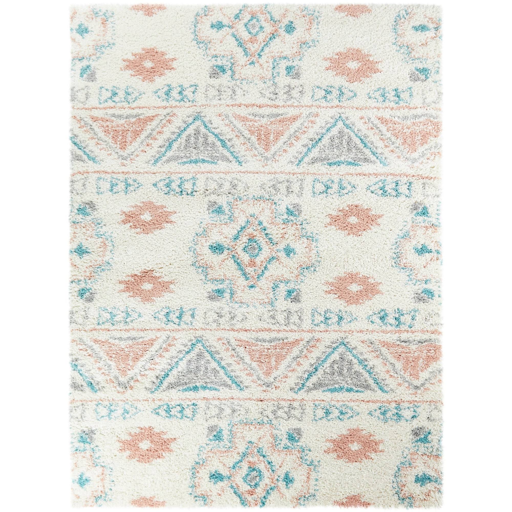 Cortona Southwestern Shag Area Rug - 2&7x22 x 7& - Pink
