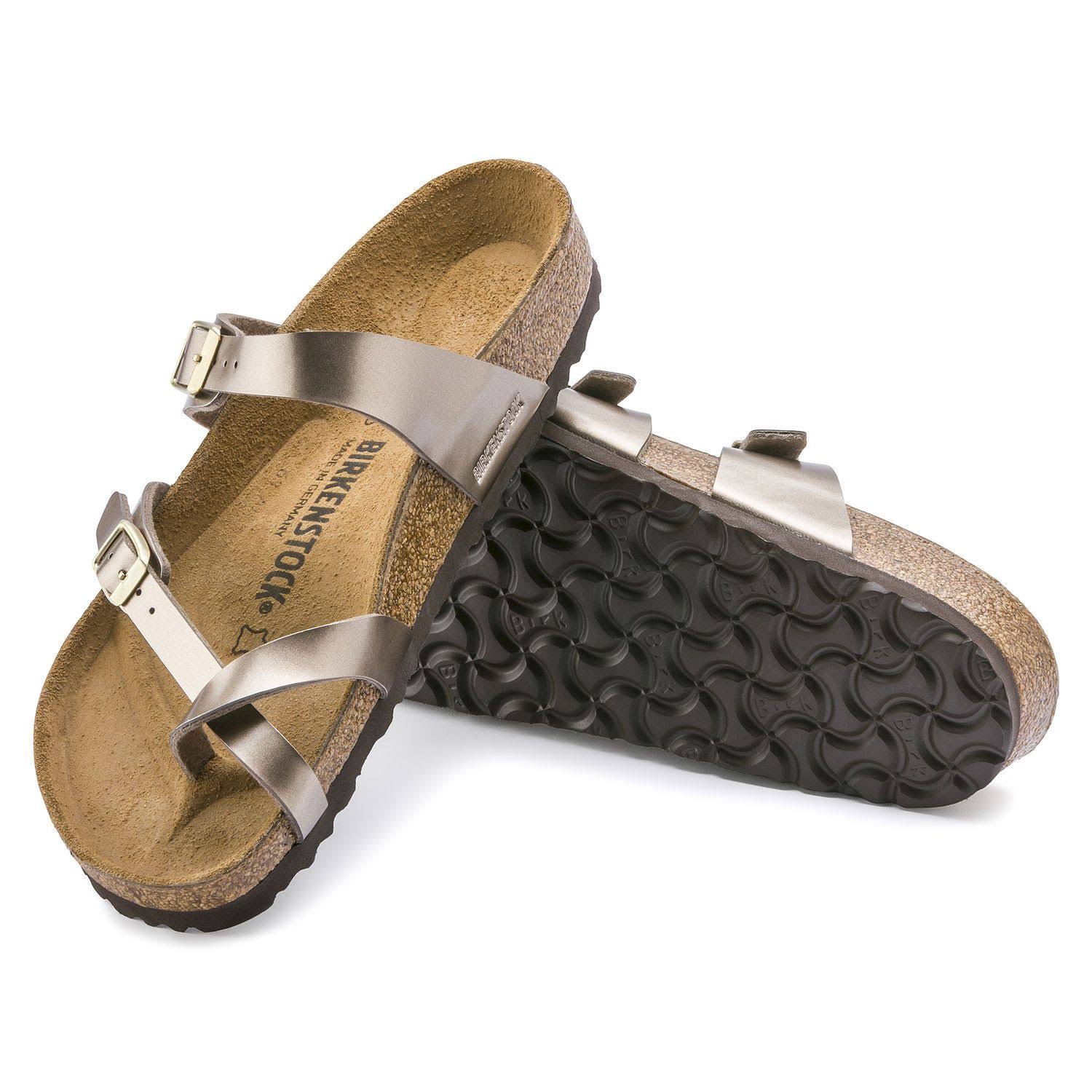 Birkenstock Mayari Birko-Flor Metallic Electric Metallic Taupe / 36