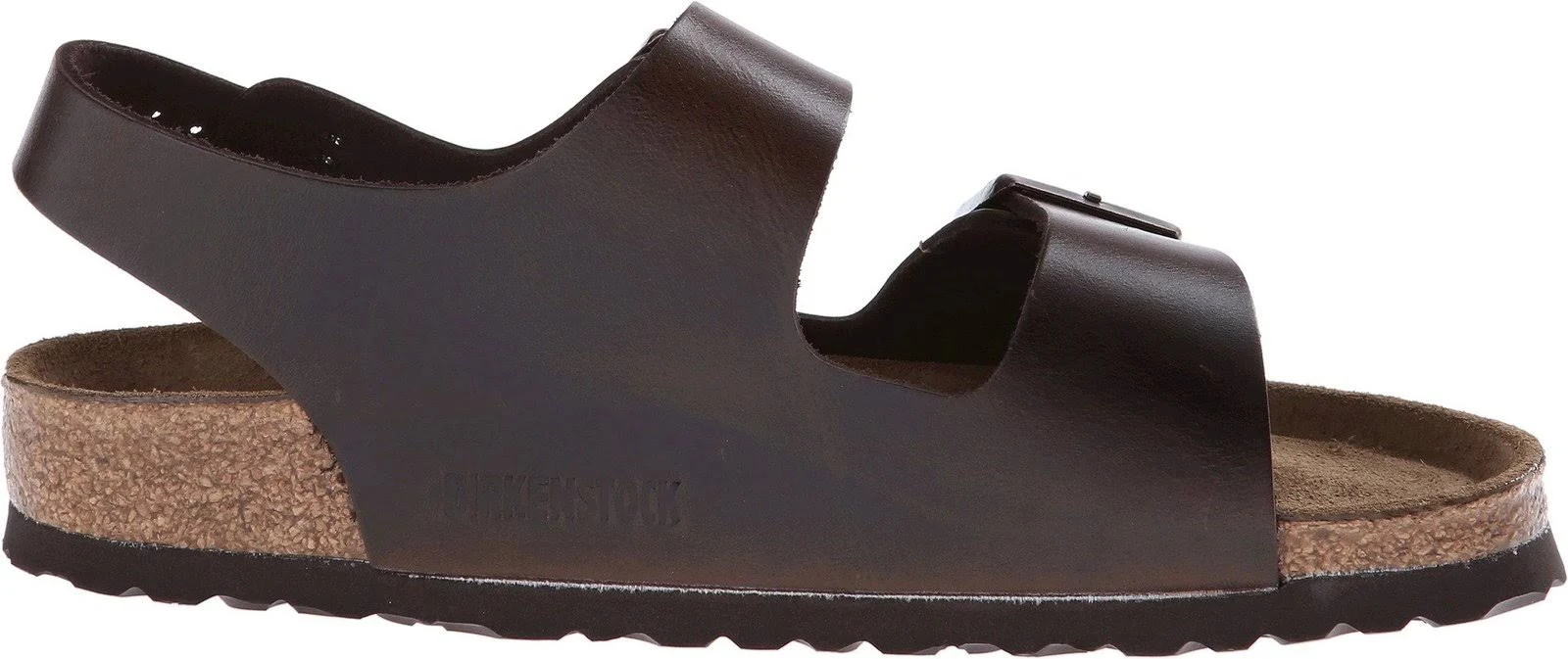 Birkenstock Milano Soft Footbed Sandal - 39 - Brown Amalfi Leather