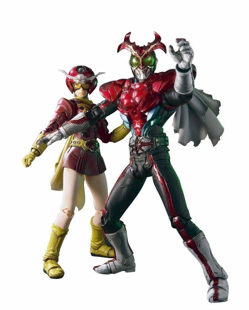 S.I.C. Vol. 55 Masked Rider Stronger & Tackle Action Figure Set (Kamen Rider)