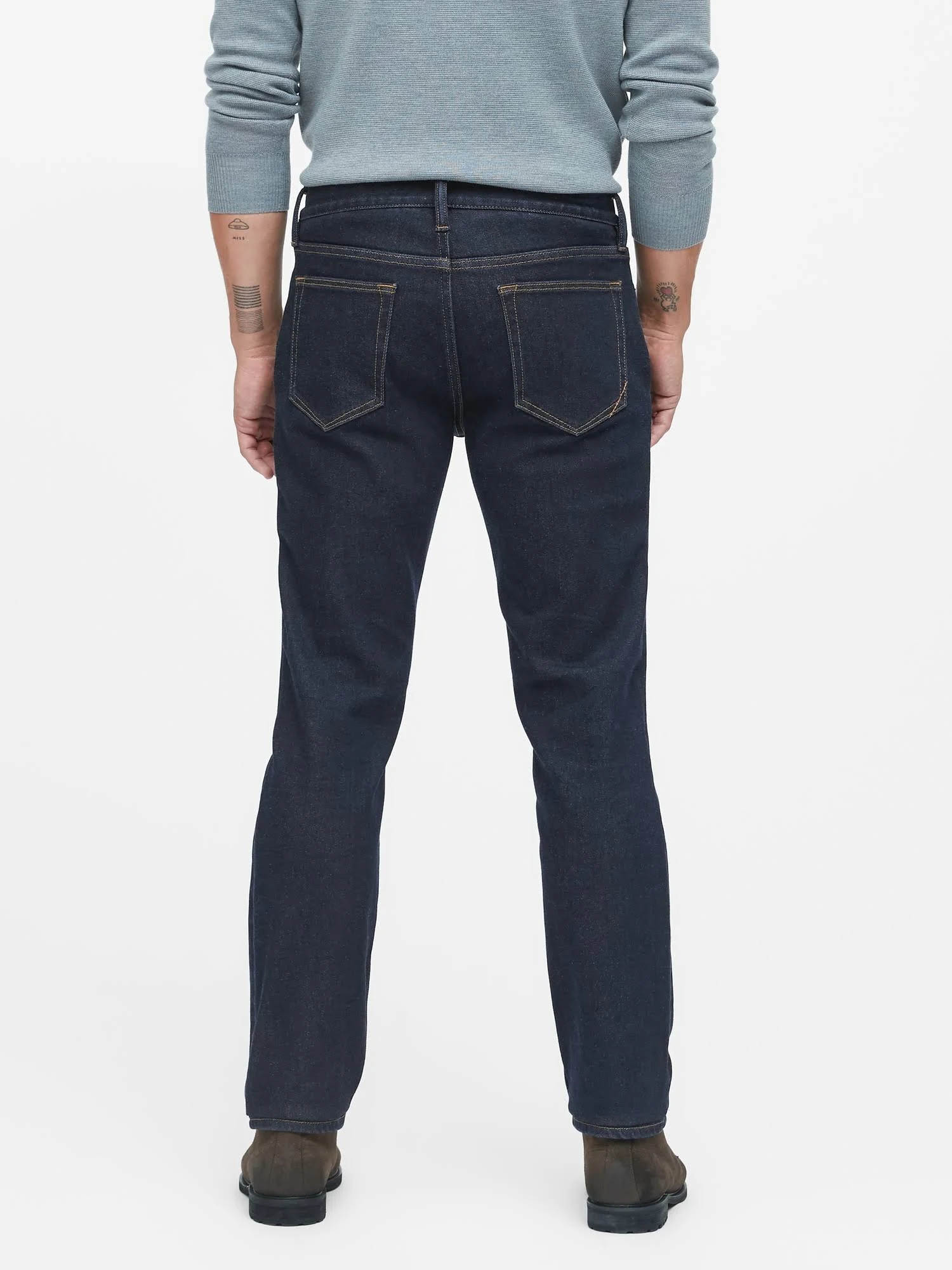 Banana Republic Men's Straight Legacy Jean Rinse Dark Wash Size 31W 34L