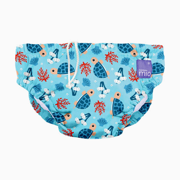 Bambino Mio Swim Diaper, Cool Citrus / Medium (6 - 12 Months)