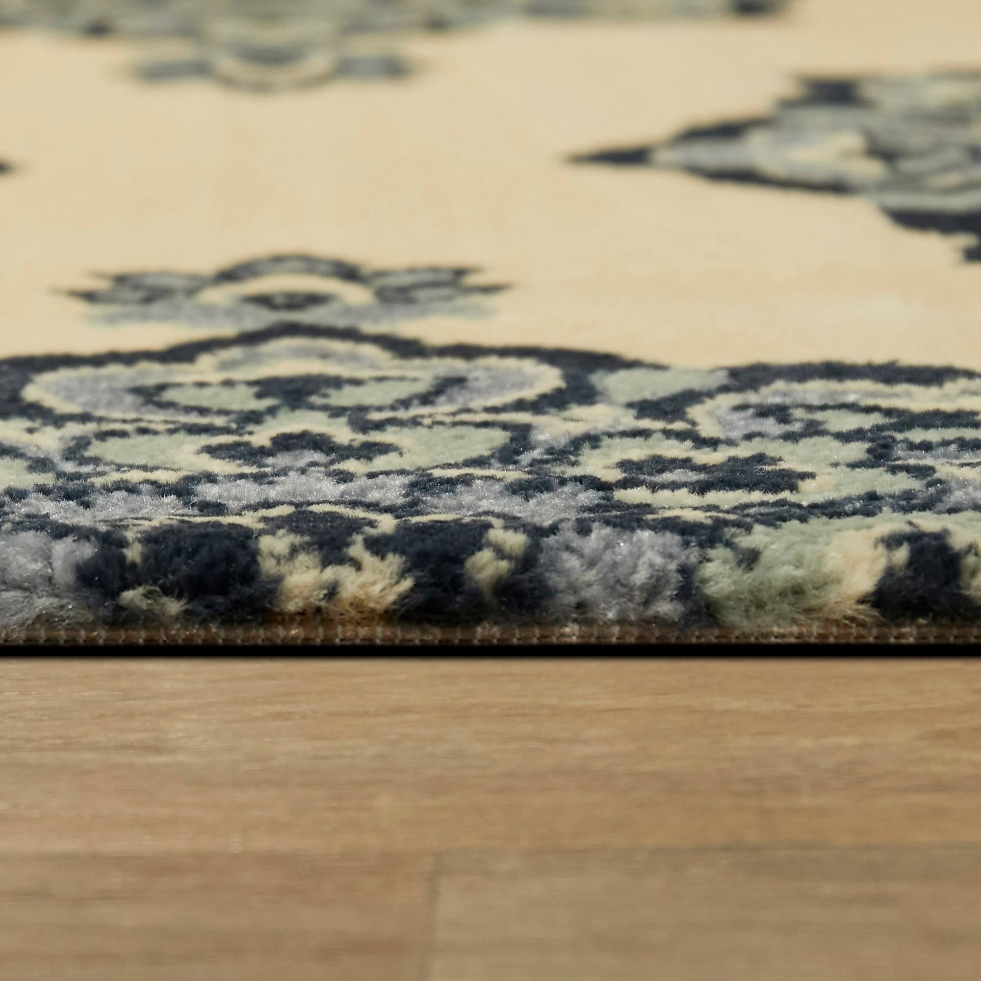 BALTA Sauer Burnt Orange 5 ft. x 7 ft. Floral Medallion Area Rug