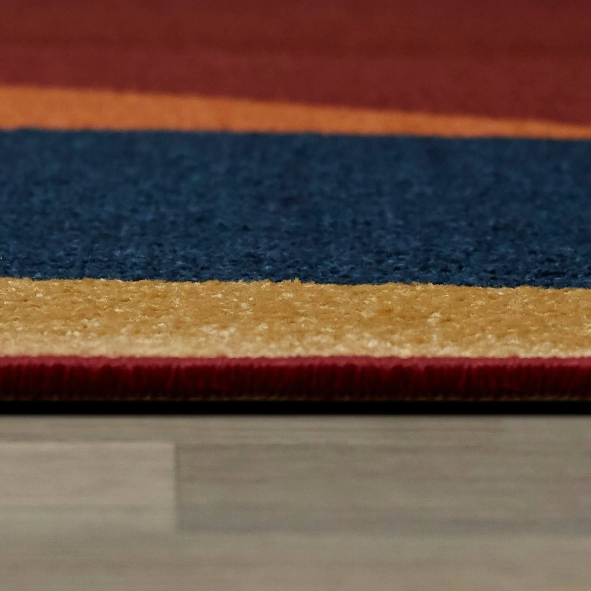 Balta Ripley Blue 5 ft. x 7 ft. Modern Color Block Area Rug