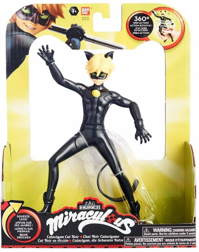 Miraculous 7.5-Inch Cataclysm Cat Noir Action Doll