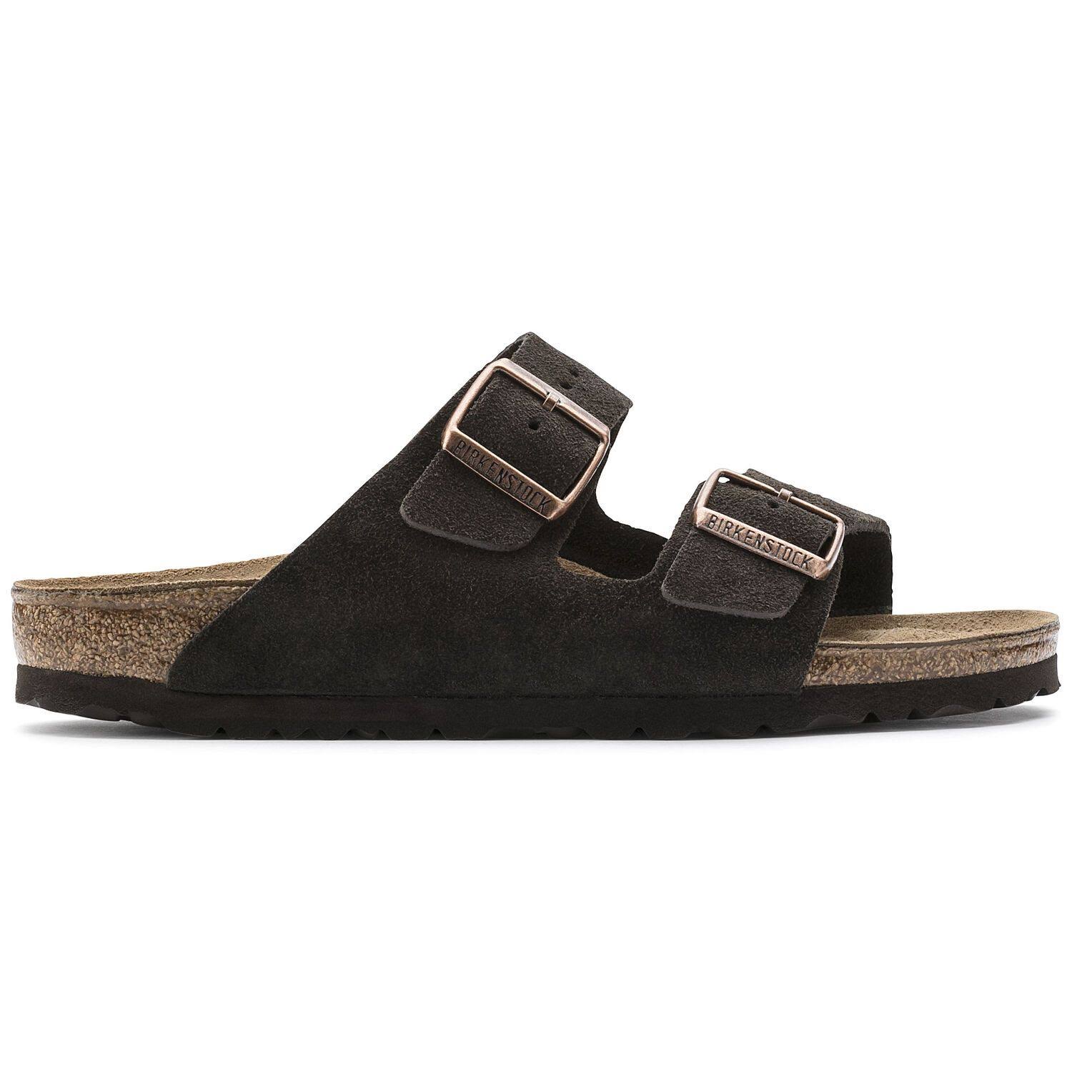 Birkenstock Unisex Arizona, Mocha Suede, 40