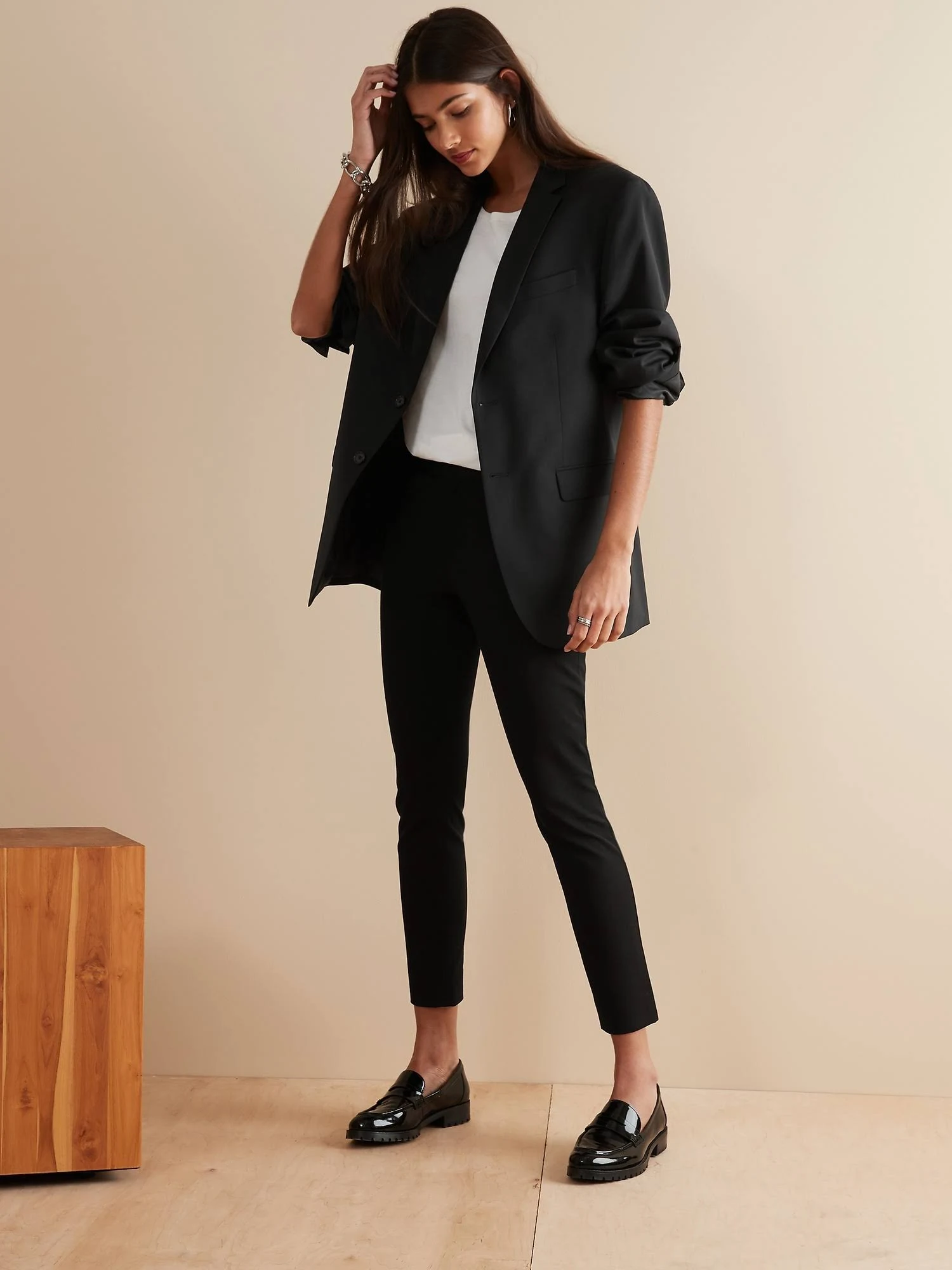 Banana Republic Women's Skinny Classic-Sloan Pant Black Size 8 Regular