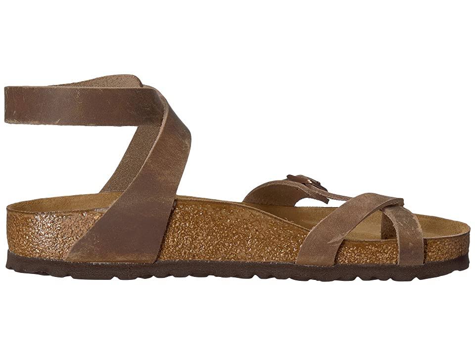 Birkenstock Women's Yara Oiled Leather Tobacco / 41 - Regular