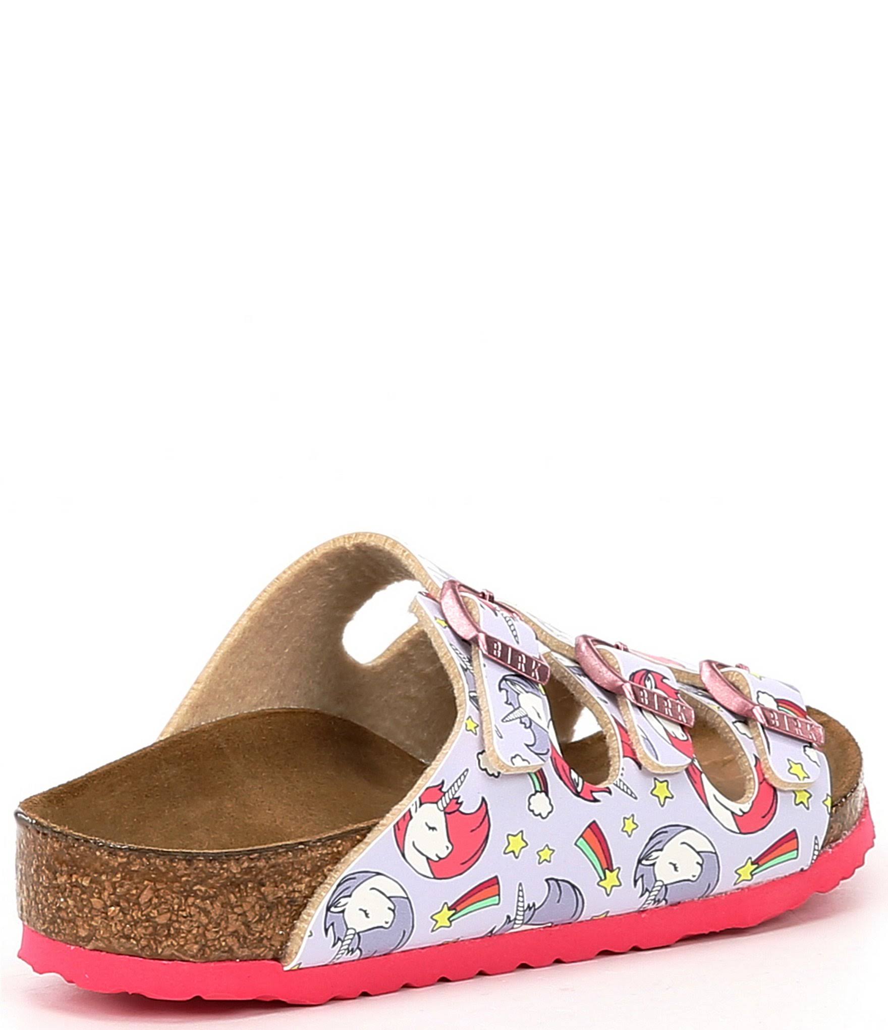 Birkenstock Girls& Florida Unicorn Slide Sandals - Toddler, Little Kid - Pink