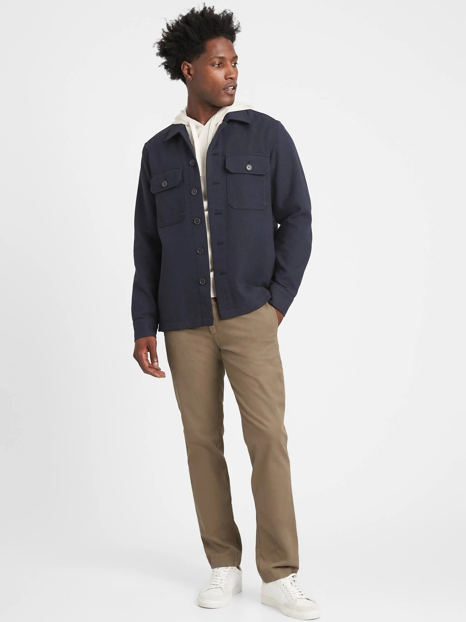 Banana Republic Men's Aiden Slim Chino Pant Acorn Size 44W 32L