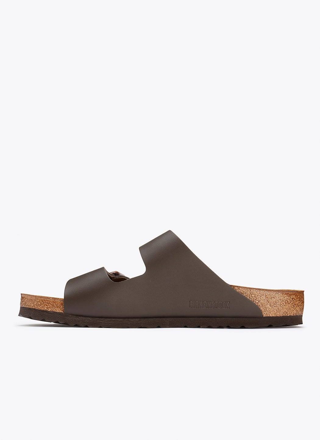 Birkenstock Leather Sandals Arizona Dark Brown / 40